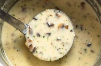 Homemade Cream of Mushroom Soup