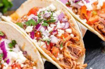 Slow Cooker Sweet Pork Tacos